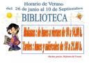 Biblioteca "Francisco Rico Manrique": horario de verano 2017